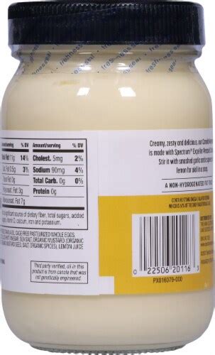 How many protein are in canola mayo - calories, carbs, nutrition
