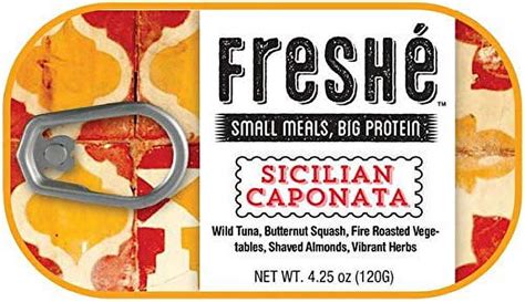 How many protein are in caponata with tuna - calories, carbs, nutrition