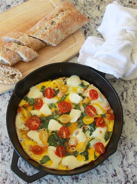 How many protein are in caprese omelet - calories, carbs, nutrition