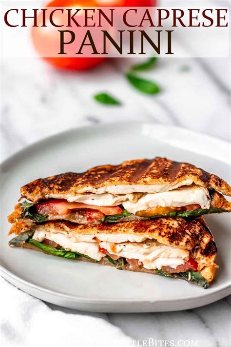 How many protein are in caprese panini - calories, carbs, nutrition