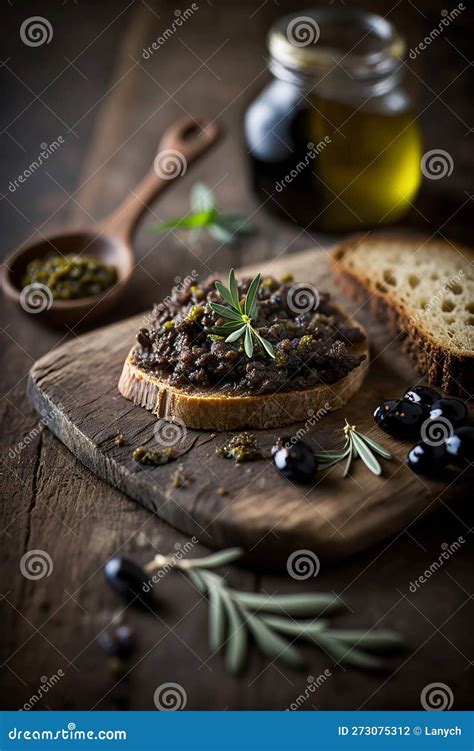 How many protein are in caprese ww toast tapenade anchovy (79001.6) - calories, carbs, nutrition