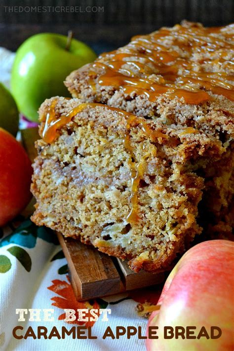 How many protein are in caramel apple bread - calories, carbs, nutrition