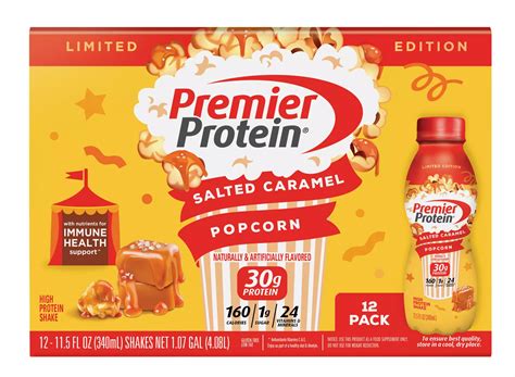 How many protein are in caramel popcorn - calories, carbs, nutrition