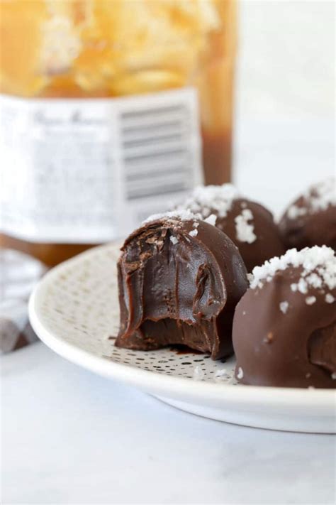 How many protein are in caramel truffle - calories, carbs, nutrition