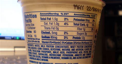 How many protein are in carb master yogurt - calories, carbs, nutrition