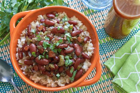 How many protein are in caribbean red beans and brown rice - calories, carbs, nutrition