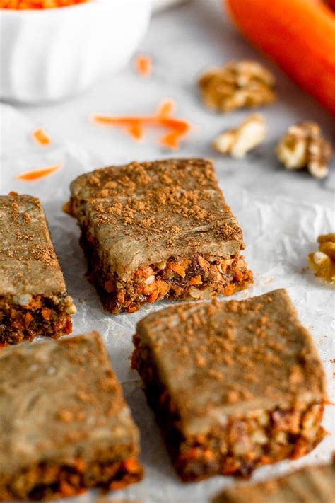 How many protein are in carrot protein bars - calories, carbs, nutrition