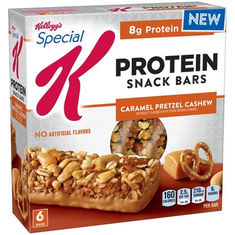 How many protein are in cashew pretzel - calories, carbs, nutrition