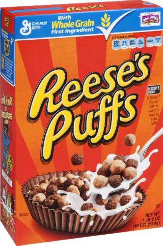 How many protein are in cereal, reese's puffs, general mills - calories, carbs, nutrition