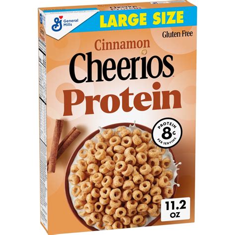 How many protein are in cereals ready-to-eat, general mills, cinnamon burst cheerios - calories, carbs, nutrition