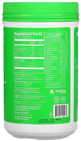 How many protein are in cha verde - calories, carbs, nutrition