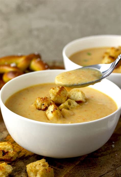 How many protein are in cheddar ale soup - calories, carbs, nutrition