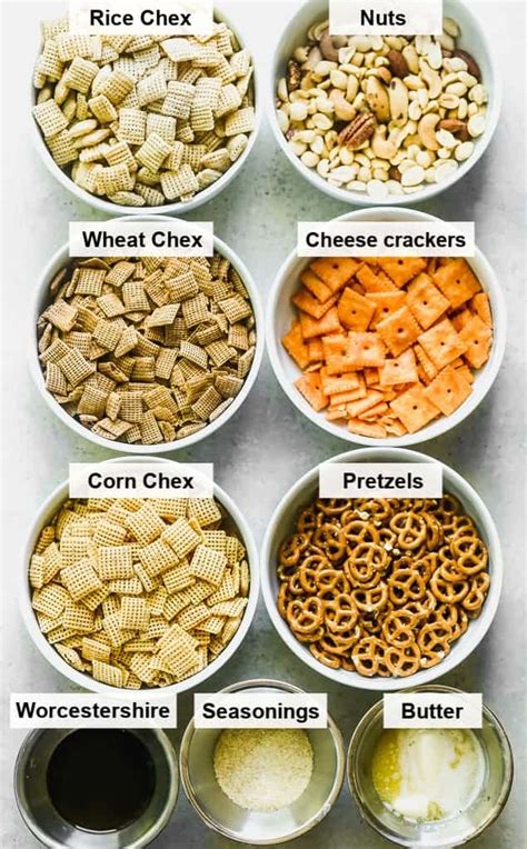 How many protein are in cheddar chex mix - calories, carbs, nutrition