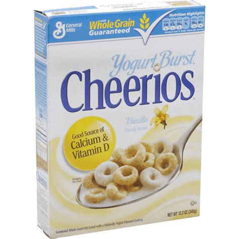 How many protein are in cheerios yogurt burst - calories, carbs, nutrition