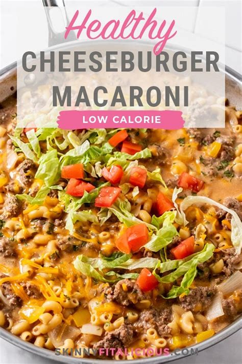 How many protein are in cheese burger mac and cheese - calories, carbs, nutrition