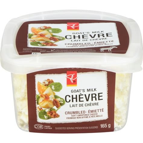 How many protein are in cheese goat chevre crumbled 1/4 cup - calories, carbs, nutrition