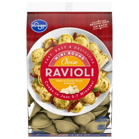 How many protein are in cheese ravioli - mini rounds - calories, carbs, nutrition
