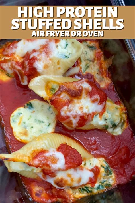 How many protein are in cheese stuffed shells - calories, carbs, nutrition