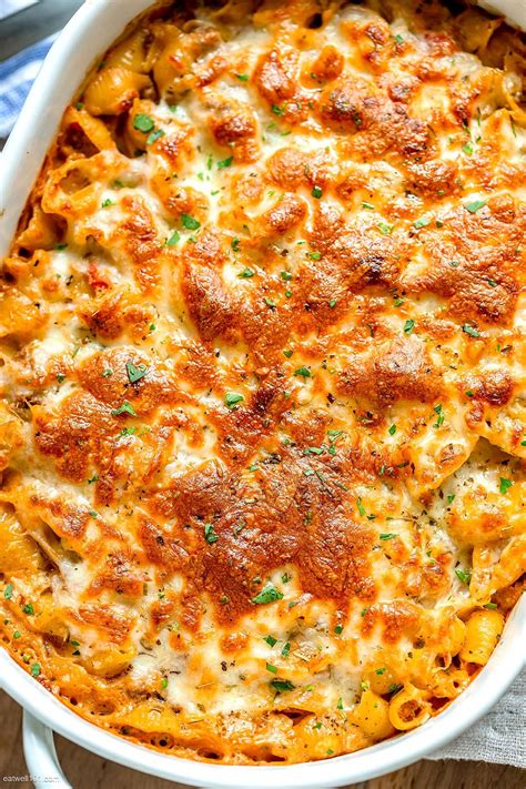 How many protein are in cheesy baked pasta - calories, carbs, nutrition