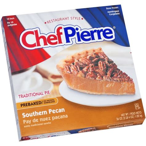 How many protein are in chef pierre pecan pie, 8-cut, pre-sliced - calories, carbs, nutrition