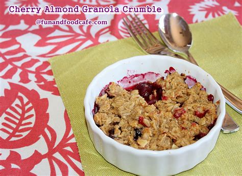 How many protein are in cherry crumble granola - calories, carbs, nutrition