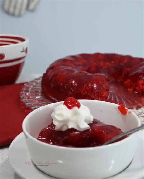 How many protein are in cherry gelatin with whipped topping - calories, carbs, nutrition