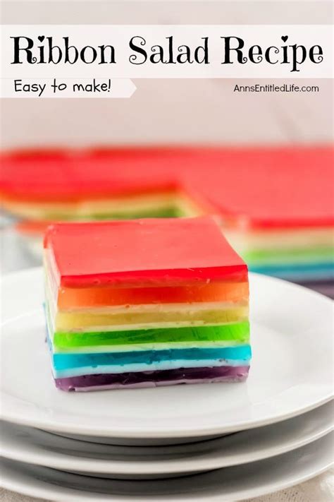 How many protein are in cherry ribbon gelatin salad - calories, carbs, nutrition