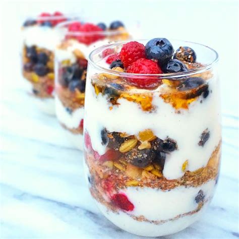 How many protein are in cherry-lemon parfait - calories, carbs, nutrition