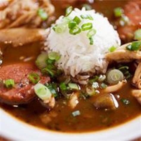 How many protein are in chicken and andouille gumbo - calories, carbs, nutrition