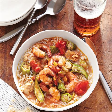 How many protein are in chicken and shrimp gumbo - calories, carbs, nutrition