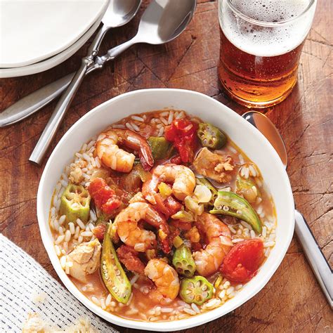 How many protein are in chicken and shrimp gumbo - calories, carbs, nutrition