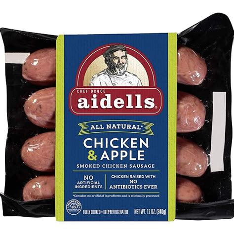 How many protein are in chicken apple sausage link (1125.8) - calories, carbs, nutrition