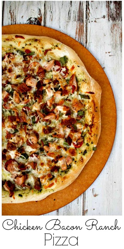 How many protein are in chicken bacon ranch pizza - calories, carbs, nutrition