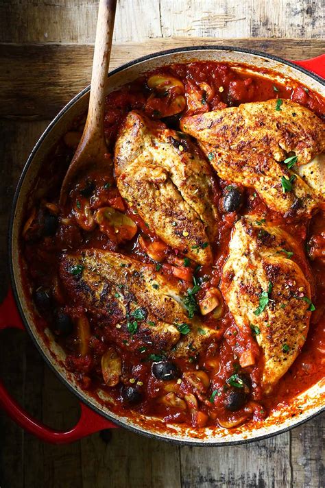 How many protein are in chicken cacciatore (bostwick) - calories, carbs, nutrition