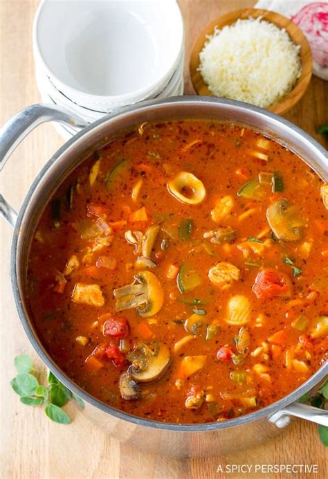 How many protein are in chicken cacciatore soup - calories, carbs, nutrition