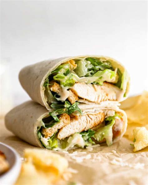 How many protein are in chicken ceasar wrap - calories, carbs, nutrition