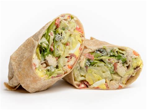How many protein are in chicken cobb wrap (9245.0) - calories, carbs, nutrition