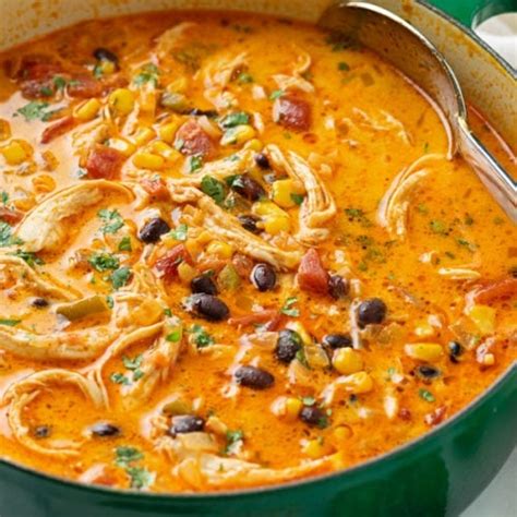 How many protein are in chicken enchilada soup - calories, carbs, nutrition