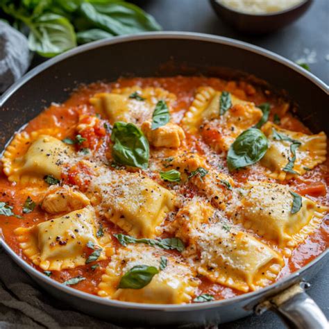 How many protein are in chicken mozzarella ravioli - calories, carbs, nutrition