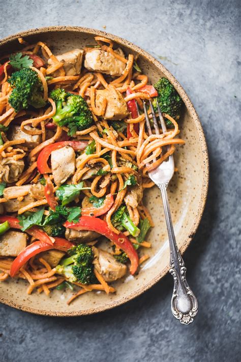 How many protein are in chicken stir fry with sweet potato medium - calories, carbs, nutrition