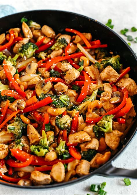 How many protein are in chicken teriyaki stir fry - calories, carbs, nutrition