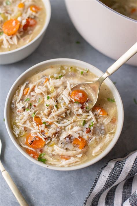 How many protein are in chicken wild rice soup (38794.0) - calories, carbs, nutrition