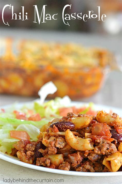 How many protein are in chili macaroni casserole - calories, carbs, nutrition