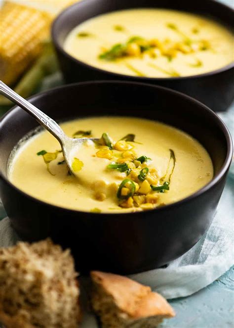 How many protein are in chilled corn soup - calories, carbs, nutrition