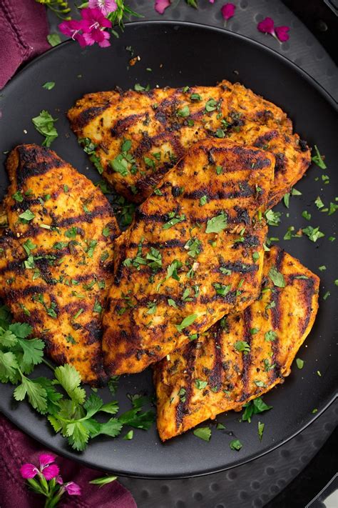 How many protein are in chilled moroccan chicken - calories, carbs, nutrition