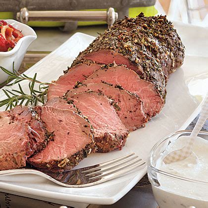 How many protein are in chilled roasted tenderloin of beef - calories, carbs, nutrition