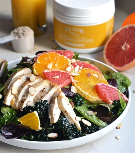 How many protein are in chinese citrus chicken salad - calories, carbs, nutrition