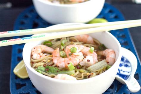 How many protein are in chinese noodle bowl with shrimp - calories, carbs, nutrition