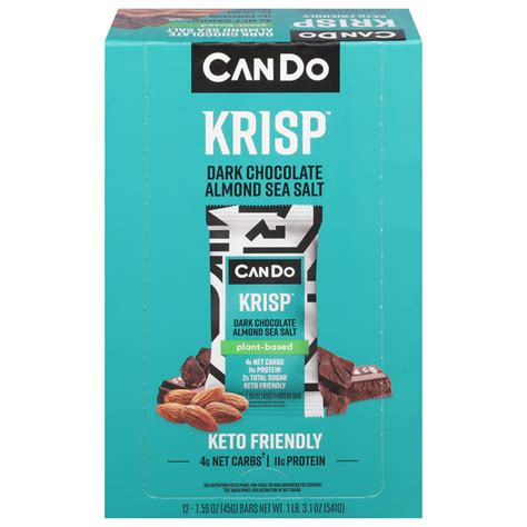 How many protein are in choc almond and sea salt - calories, carbs, nutrition