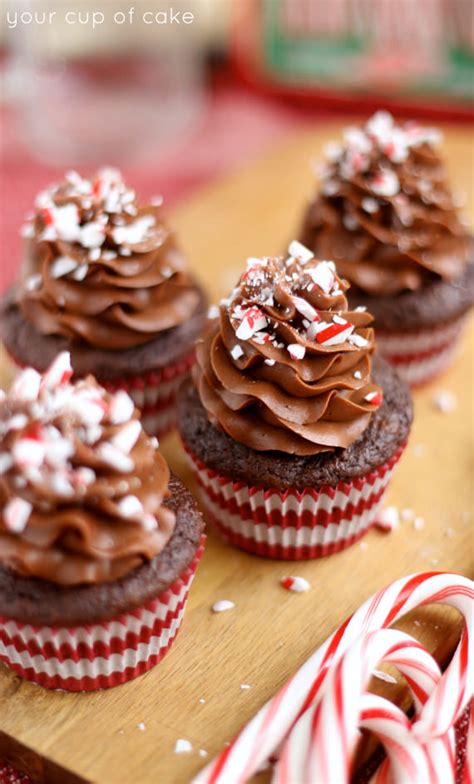 How many protein are in chocolate candy cane cupcake - calories, carbs, nutrition